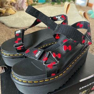Vegan hello kitty dr. Martens sandals